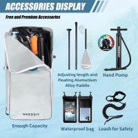 11ft Red Wide All-Round SUP | Ultra-Durable Inflatable Board for Family, Yoga & Fishing - Image 5