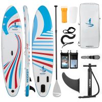 11ft Red Wide All-Round SUP | Ultra-Durable Inflatable Board for Family, Yoga & Fishing - Image 2
