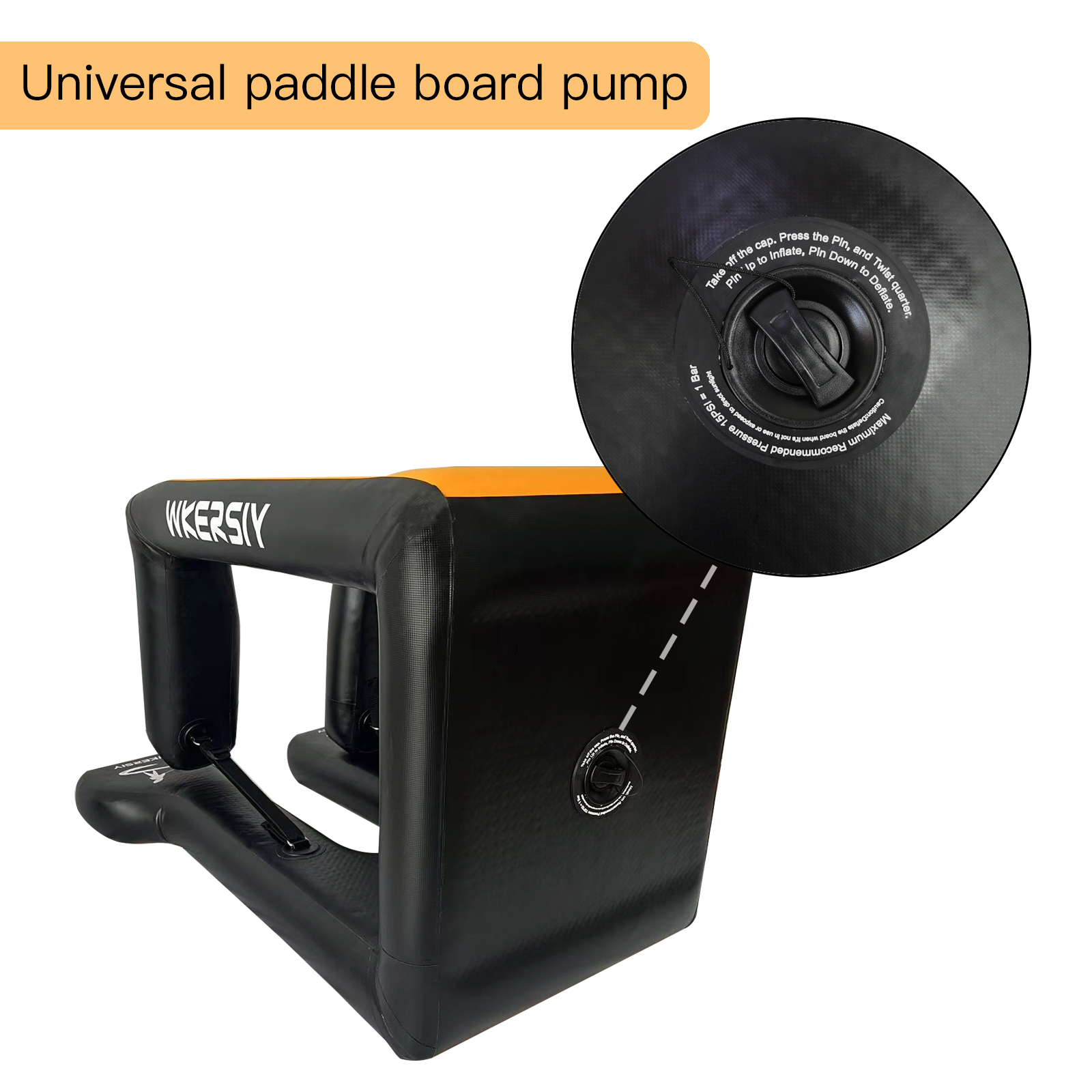 Wkersiy Hydrofoil DockStarter Platform Orange - Image 4