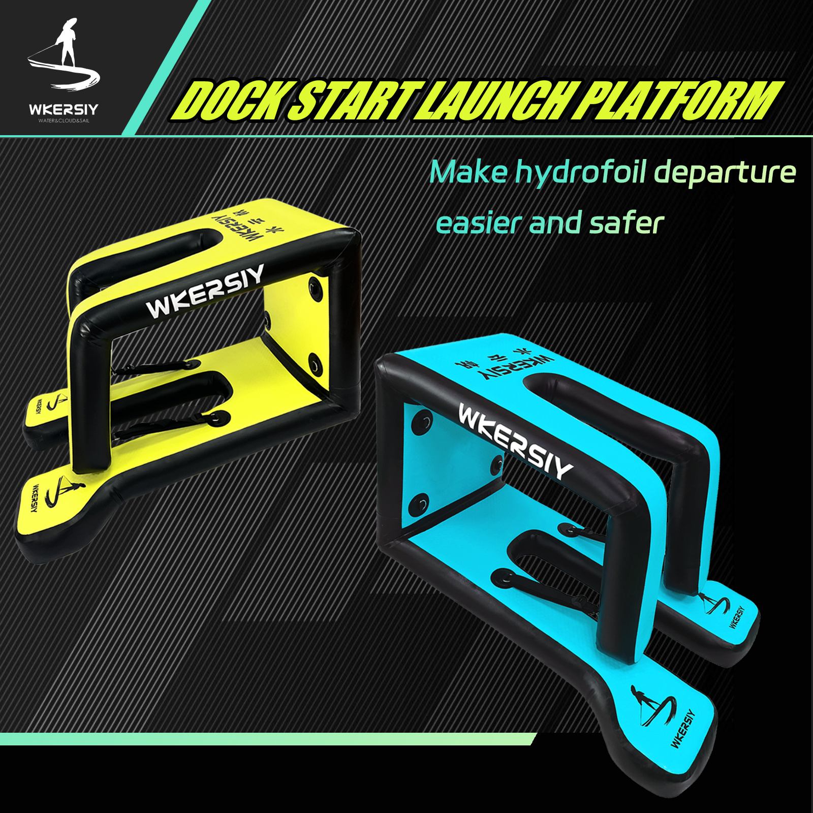 Wkersiy Hydrofoil DockStarter Platform Yellow - Image 5