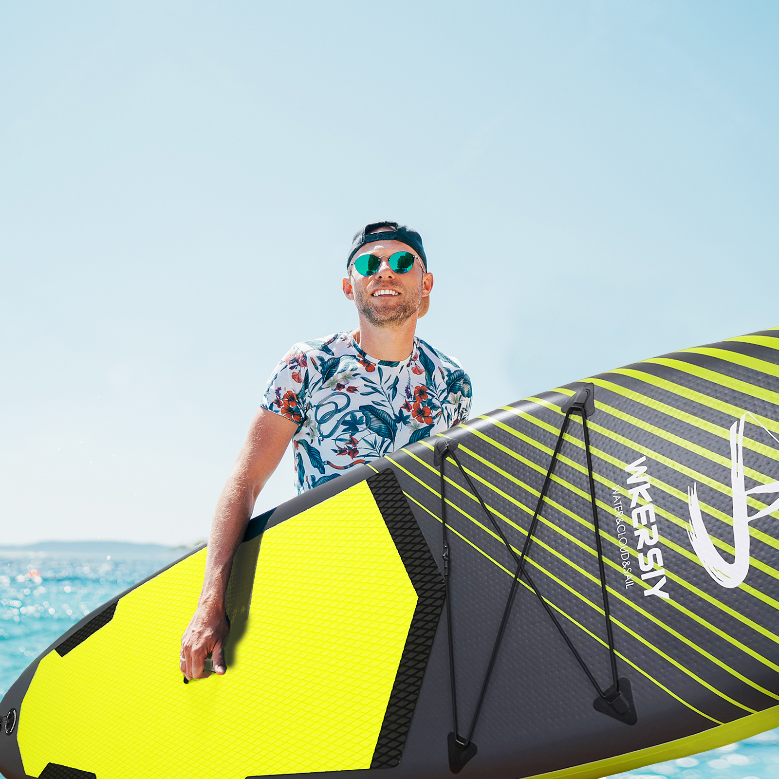 11ft Black Inflatable SUP Board | All-Water Performance Series, Classic Versatility & Rugged Durability - Image 7