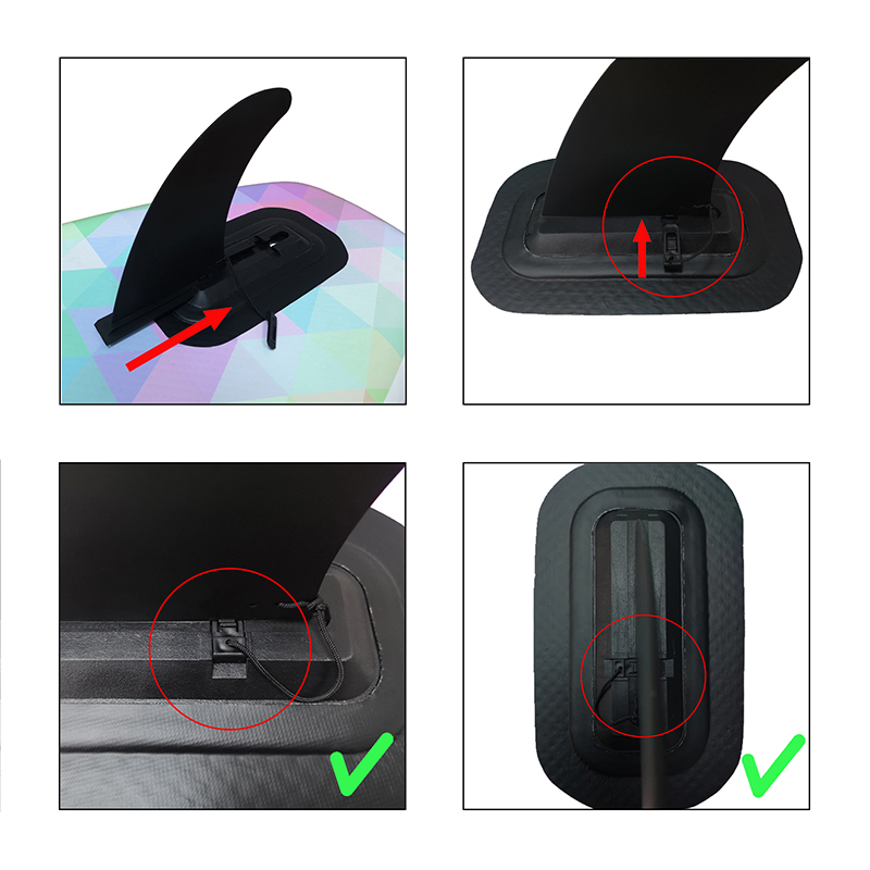 QuickClip SUP Fin Replacement | Durable & Easy-Install Paddle Board Fin – WKersiy - Image 3
