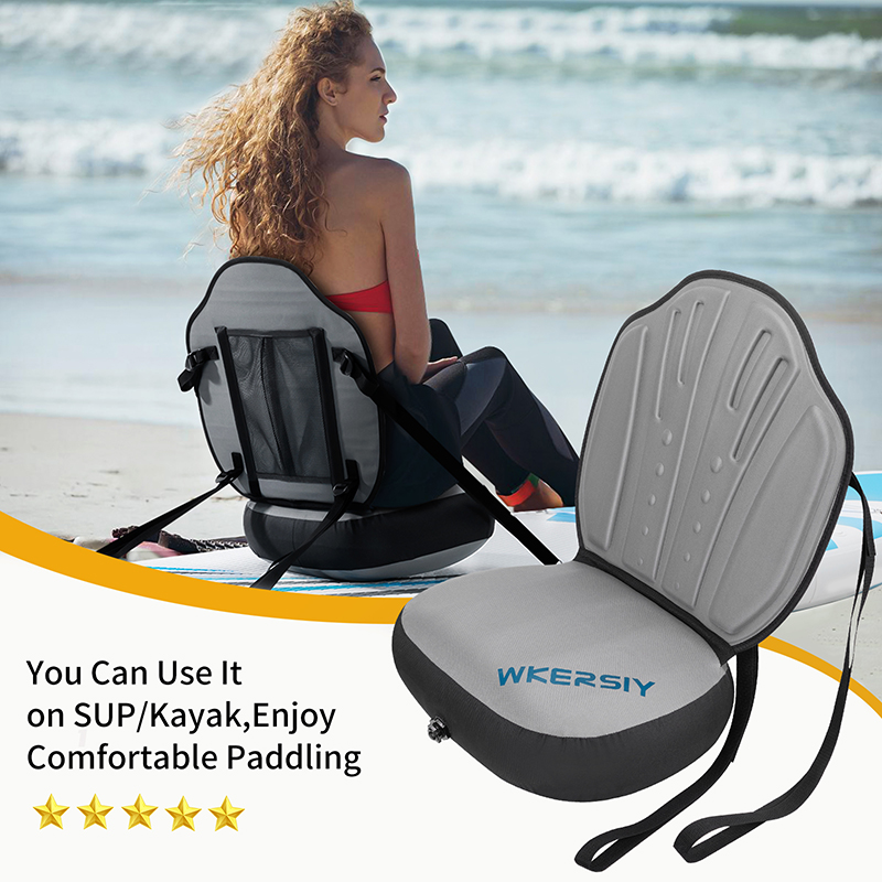 Inflatable Paddle Board Seat | Portable SUP Fishing Chair with Backrest – WKersiy - Image 5